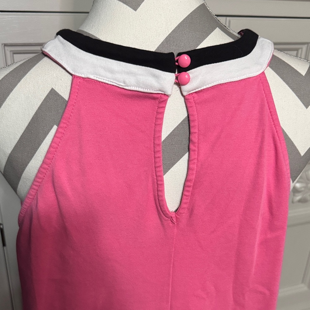 Pink & Black Halter Shift Dress - City Knits by New York & Company Size XL - Picture 9 of 12
